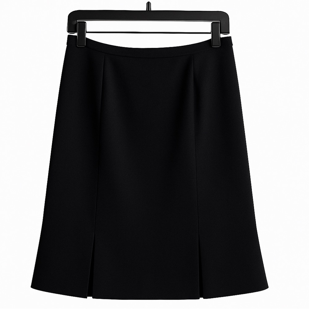 Amanda Smith 4P Pleated Lined Skirt – Side Zip, Office to Occasion, 25” Waist